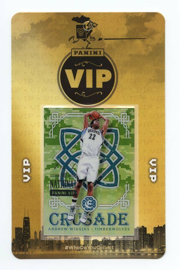 2017 Panini National VIP 1 of 1 Crusade Andrew Wiggins Timberwolves Image 1