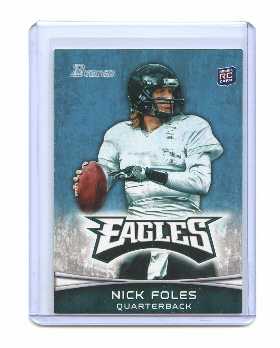 2012 Bowman #171 Nick Foles Philadelphia Eagles Rookie Card Image 1
