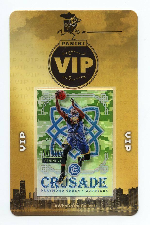 2017 Panini National VIP 1 of 1 Crusade Draymond Green Warriors Image 1