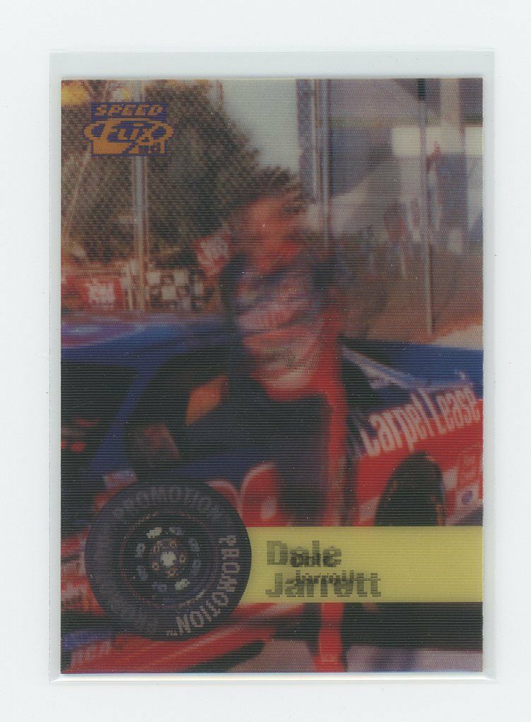 1996 Pinnacle Speed Flix ProMotion #7 Dale Jarrett Promo Card Image 1