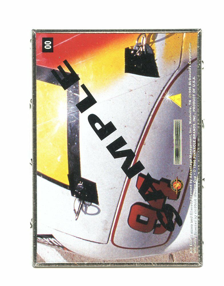1997 Pinnacle Precision Steel Promo #00 Bill Elliott Metal Card Image 2