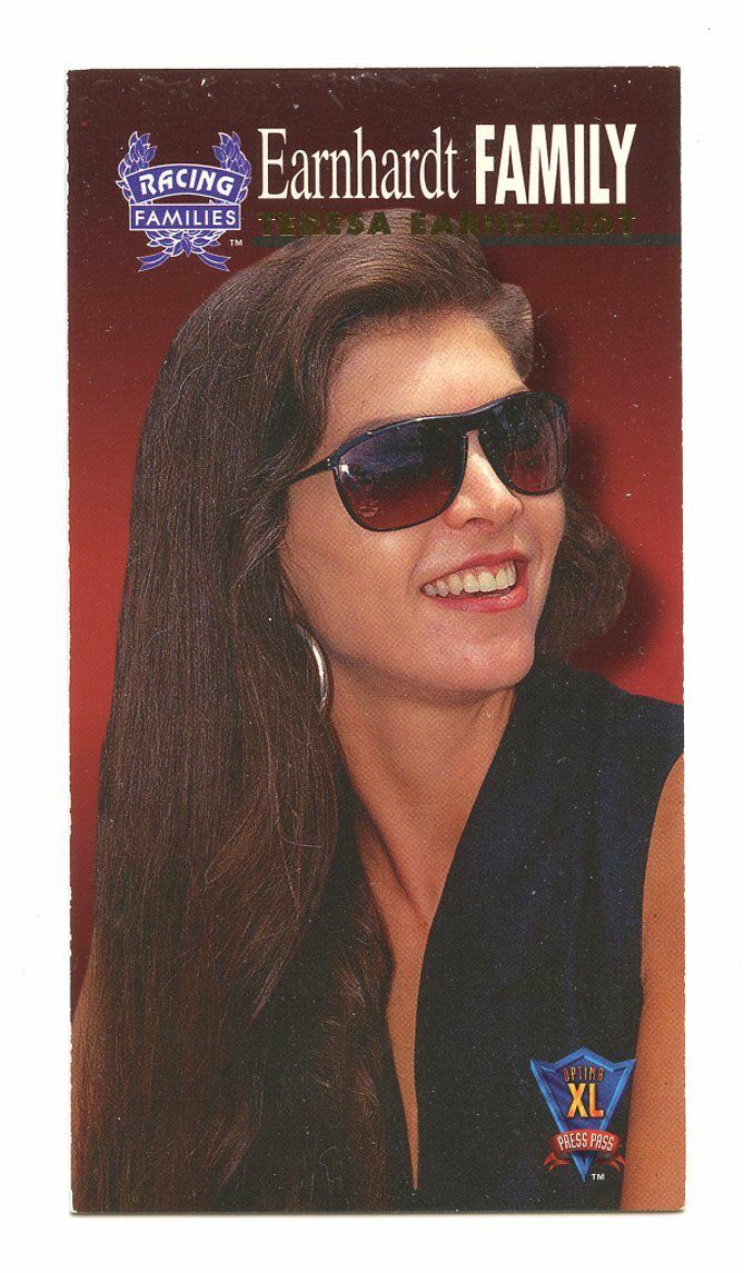 1994 Press Pass Optima XL #43 Teresa Earnhardt Family Racing Card Image 1