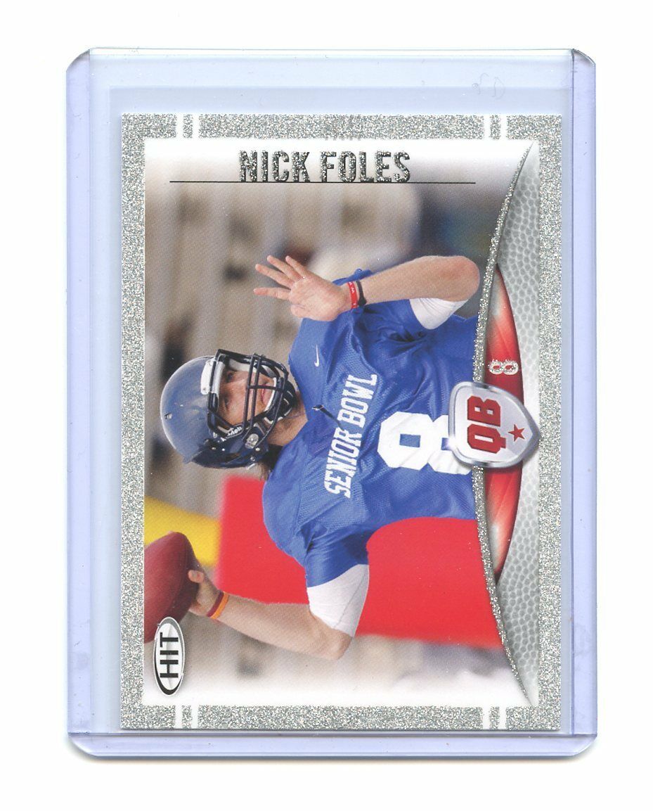 2012 Sage Hit silver #8 Nick Foles Philadelphia Eagles Rookie Card Image 1