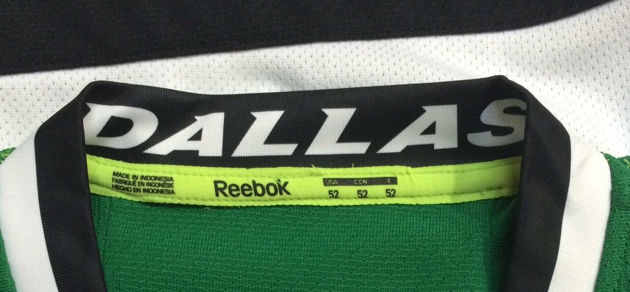 DALLAS STARS reebok NHL authentic EDGE 1.0 hockey jersey away-white size 52 NEW Image 3