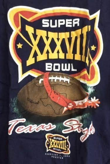 2004 PATRIOTS CAROLINA super bowl texas style XXXVIII XL blue shirt and mug NFL Image 1