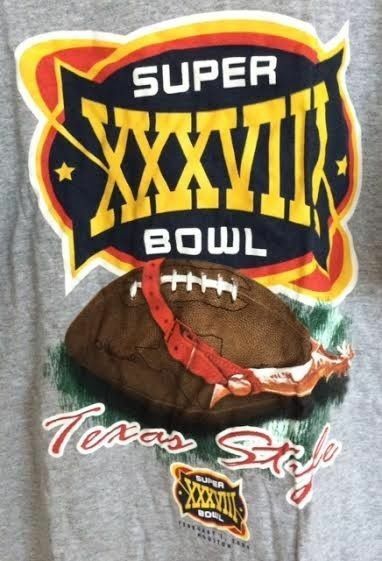 2004 PATRIOTS CAROLINA super bowl texas style XXXVIII XL gray shirt and mug NFL Image 1