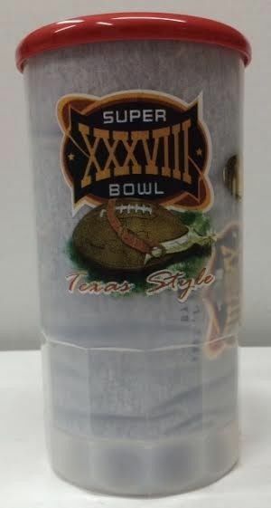 2004 PATRIOTS CAROLINA super bowl texas style XXXVIII XL gray shirt and mug NFL Image 2