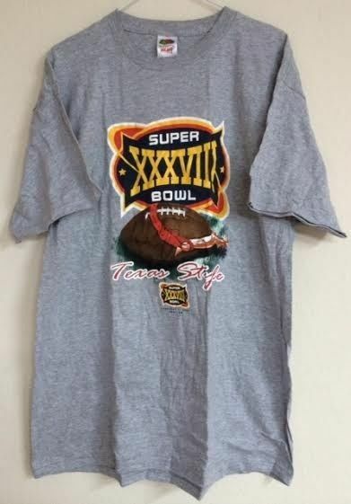 2004 PATRIOTS CAROLINA super bowl texas style XXXVIII XL gray shirt and mug NFL Image 5