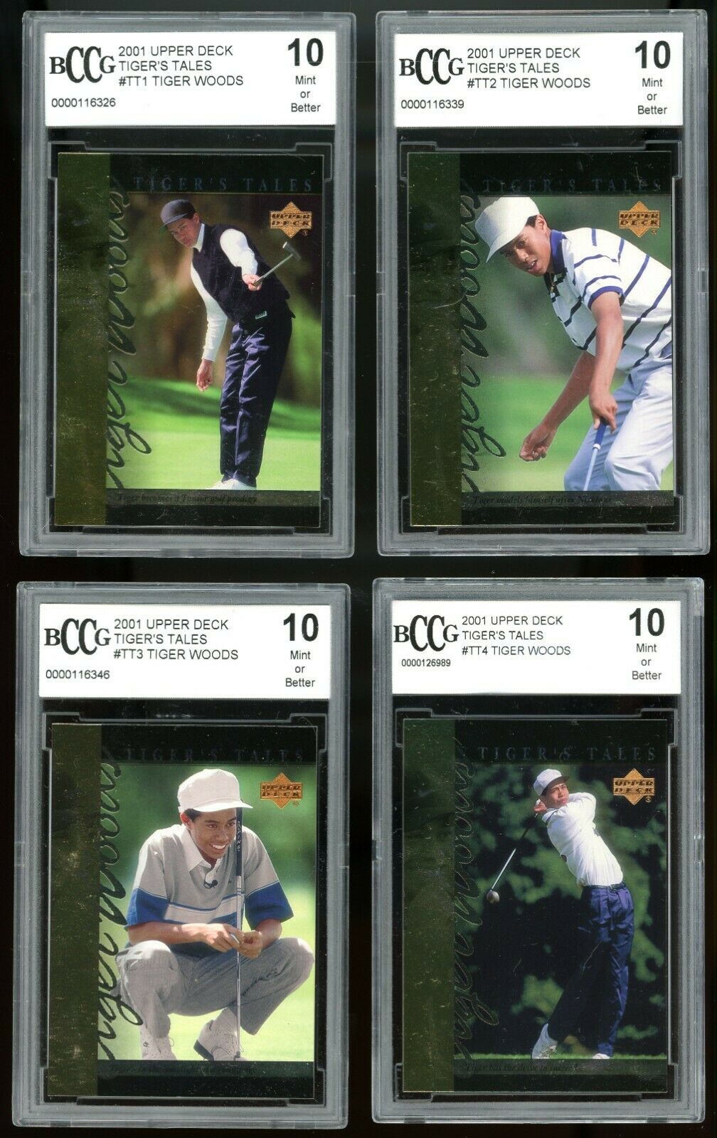 Tiger Woods  Rookie Tiger Tales Complete Set (1-30) All Graded BGS BCCG 10 MINT+ Image 1