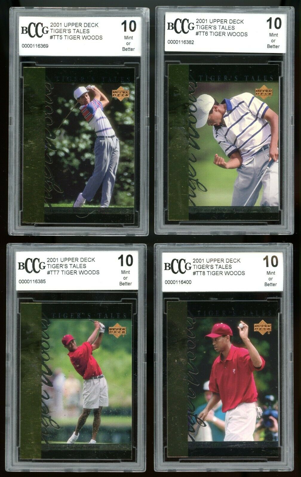 Tiger Woods  Rookie Tiger Tales Complete Set (1-30) All Graded BGS BCCG 10 MINT+ Image 2