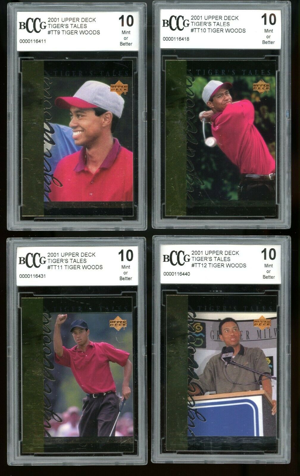 Tiger Woods  Rookie Tiger Tales Complete Set (1-30) All Graded BGS BCCG 10 MINT+ Image 3