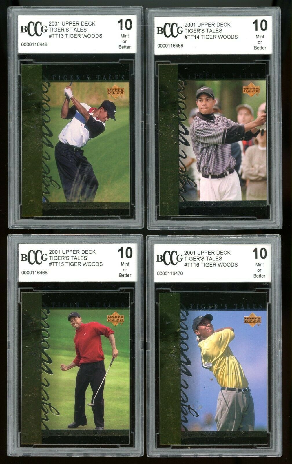 Tiger Woods  Rookie Tiger Tales Complete Set (1-30) All Graded BGS BCCG 10 MINT+ Image 4